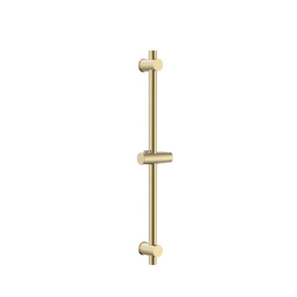 Uniforma Verstelbare Doucheglijstang 66 cm Geborsteld Goud