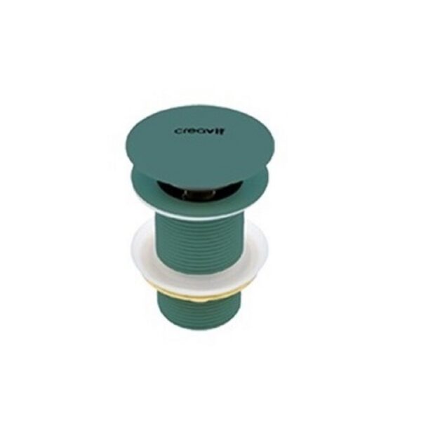 Creavit Afvoerplug Click Waste Keramiek 54” Nijlgroen Wastafel Afvoerstopper