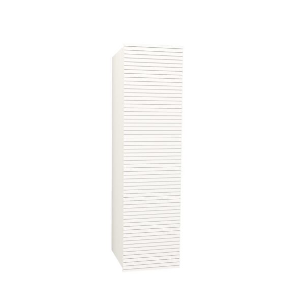 ELITE Badkamerkolomkast Mat Wit 135 cm Met Horizontaal Reliëf