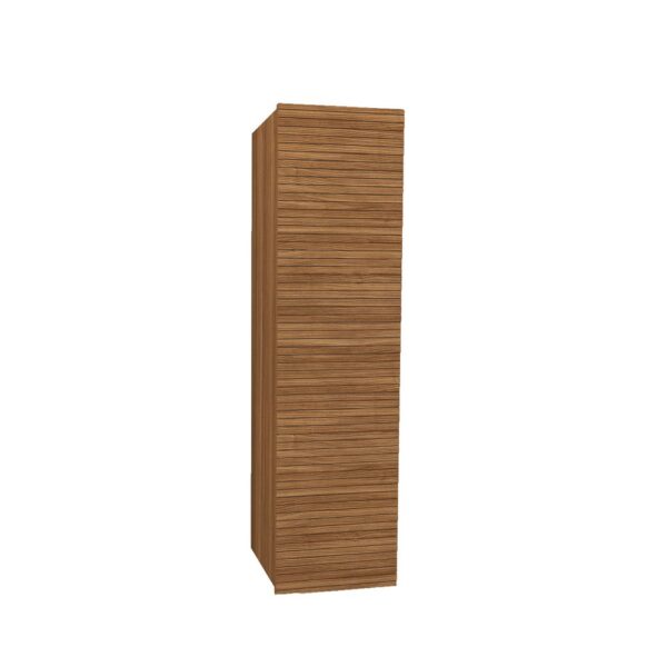 ELITE Badkamerkolomkast Walnoot 135 cm Met Horizontaal Reliëf