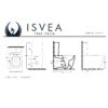 ISVEA Sentimenti Neo Complete Rimless Staand Toilet met Geïntegreerde Bidetkraan - Muur of Onderuitgang-t