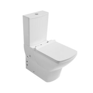 ISVEA Soluzione Complete Staand Toilet met Geïntegreerde Bidetkraan - Muur of Onderuitgang