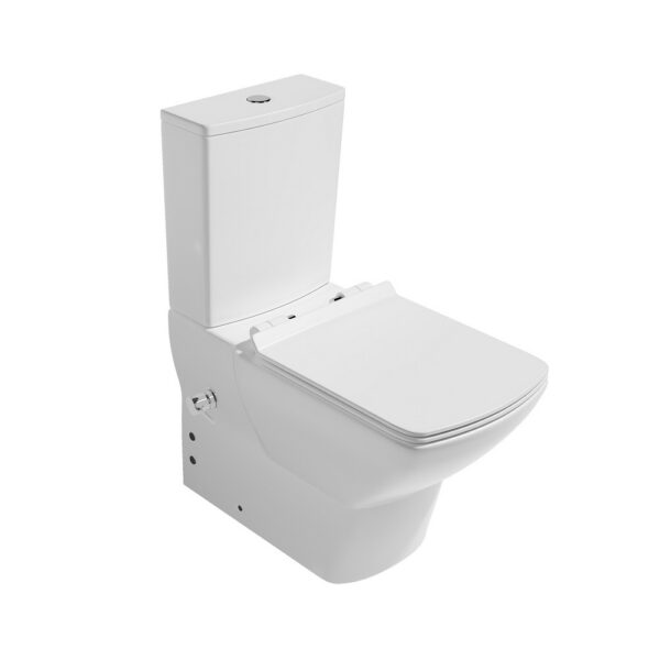 ISVEA Soluzione Complete Staand Toilet met Geïntegreerde Bidetkraan - Muur of Onderuitgang