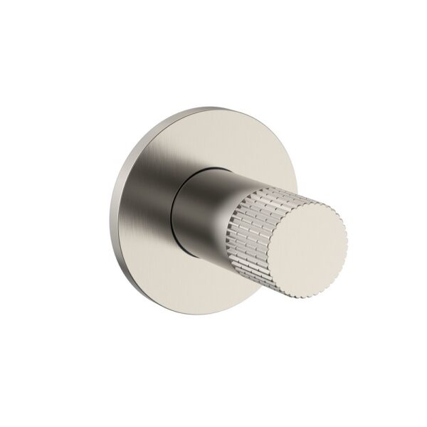STRIA Bidetkraan Koud Water Design Toiletdouche met Geribbelde Knop Geborsteld RVS