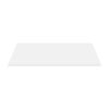 Solid Surface Wastafelblad 154x45,5x1 cm Mat Wit Wastafeltablet voor Badkamermeubel