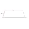 Solid Surface Wastafelblad 77 cm Mat Wit Wastafeltablet voor Badkamermeubel t