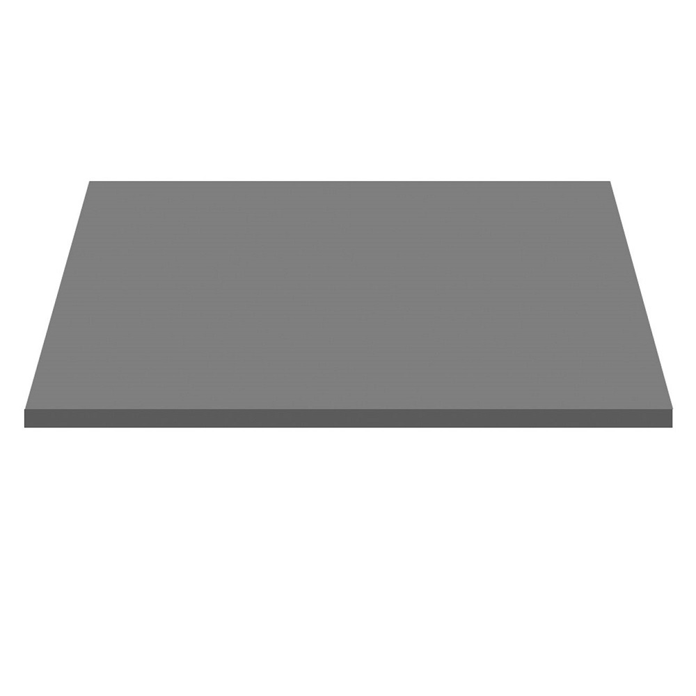 Wastafelblad MDF 76,4 x 45,5 x 2,6 cm Mat Grijs Wastafeltablet voor Badkamermeubel