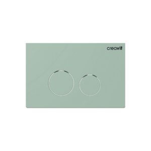 Creavit Terra Bedieningspaneel Nijlgroen Dual Flush Bedieningsplaat voor Creavit Inbouwreservoir