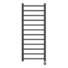 Elektrische Handdoekradiator Mat Zwart 413W 1200x500 mm Digitaal Programmeerbaar