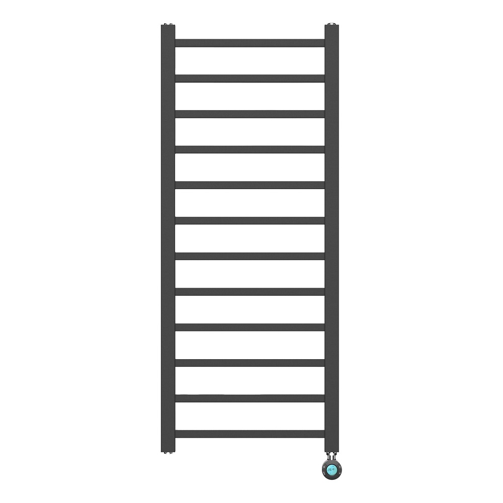 Elektrische Handdoekradiator Mat Zwart 413W 1200x500 mm Digitaal Programmeerbaar