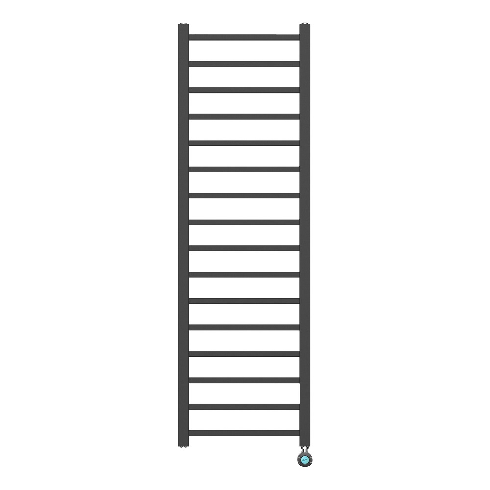 Elektrische Handdoekradiator Mat Zwart 551W 1600x500 mm Digitaal Programmeerbaar