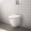VitrA S50 Wandcloset met WC Zitting Hangtoilet 54 cm Wit Wandhangend Toilet Compleet
