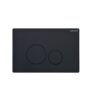 Creavit Terra Bedieningspaneel Houtskool Zwart Dual Flush Bedieningsplaat voor Creavit Inbouwreservoir