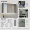 BRIGHT MDF Spiegelkast 120 cm met LED Verlichting d