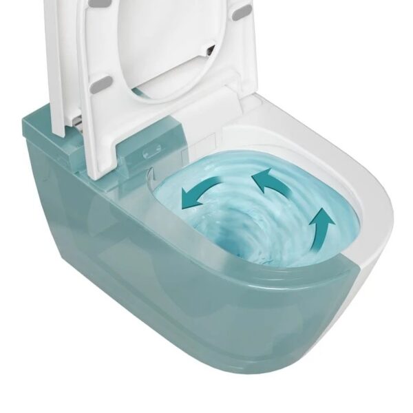 VitrA V Care 3 Base Slimme Wandcloset Smart Toilet met Bidetfunctie en Vortex Spoeling