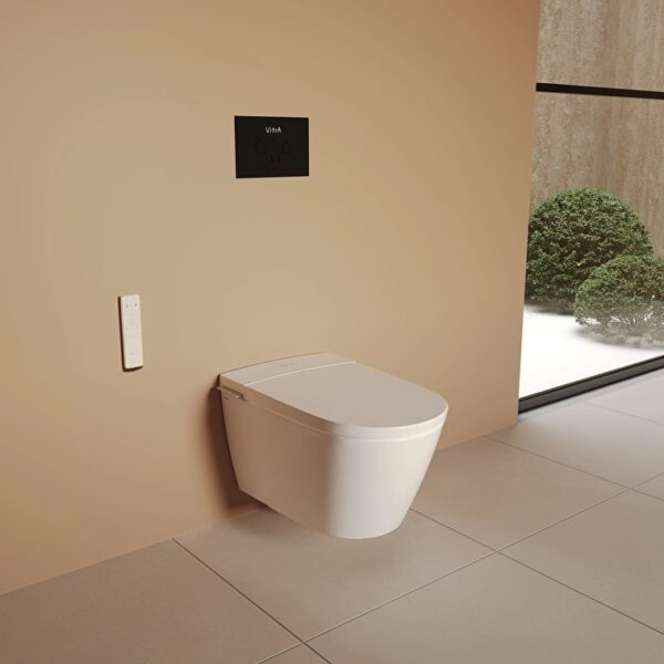 VitrA V Care 3 Prime Slimme Wandcloset Premium Smart Toilet met Bidet