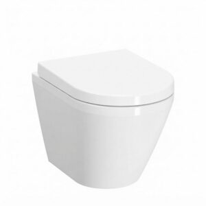 VitrA Integra Round Rim-Ex Compact Wandcloset met Slim WC-Zitting - Randloos Hangend Toilet met Softclose & Quick Release