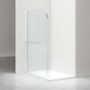 Curvy Inloopdouche met Handdoekhouder 120 x 200 cm Chroom