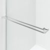 Curvy Inloopdouche met Handdoekhouder 120 x 200 cm Chroom