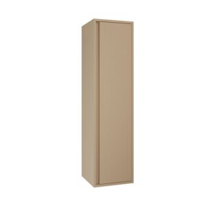 Sally XL Kolomkast 35 x 135 x 35 cm - 1 Deur - Greeploos - Soft Close - Omkeerbaar - Zand