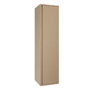 Sally XL Kolomkast 40 x 160 x 40 cm - 1 Deur - Greeploos - Soft Close - Omkeerbaar - Zand