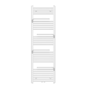 Handdoekradiator Met 3 Handdoekhouders - Glanzend Wit 160 x 50 cm - 2282 Watt - Links/Rechts of Middenaansluiting - Design Badkamerradiator