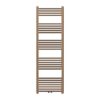 Handdoekdroger Geborsteld Bruin Brons 160 x 50 cm - 721 Watt - LinksRechts of Middenaansluiting - Design Badkamerradiator