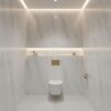 Bamboe Wandpaneel Carrara Wit Natuursteen & Marmer Look 280 x 110 cm NMLCW N2