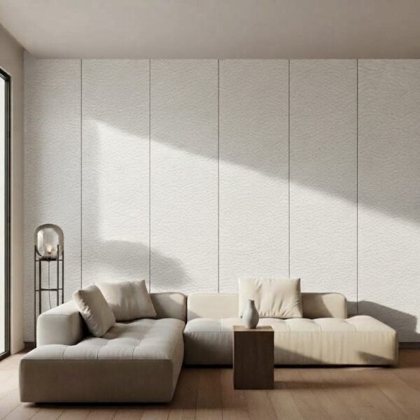 Bamboe Wandpaneel Crema Leerlook LLCL LT1
