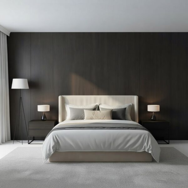 Bamboe Wandpaneel Donker Noten Houtlook 280 x 60 cm HLDN H7