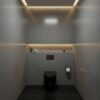 Bamboe Wandpaneel Geborsteld RVS Lijnstructuur Metal Look 280 x 110 cm MLGRVS M3