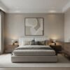 Bamboe Wandpaneel Linnenlook Grijsbeige 280 x 60 cm 8 mm Waterbestendig & Schimmelwerend