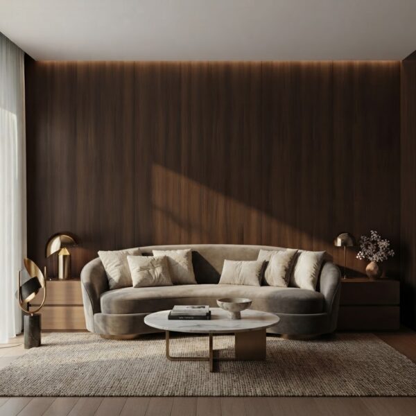 Bamboe Wandpaneel Sandelhout Houtlook 280 x 60 cm HLSH H6