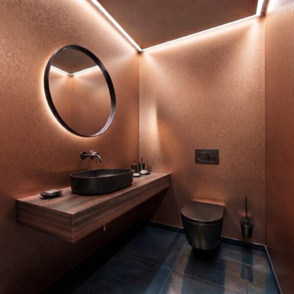 Bamboe Wandpaneel Terra Bronzato Natuursteen & Marmer Look 280 x 110 cm NMLTB N7