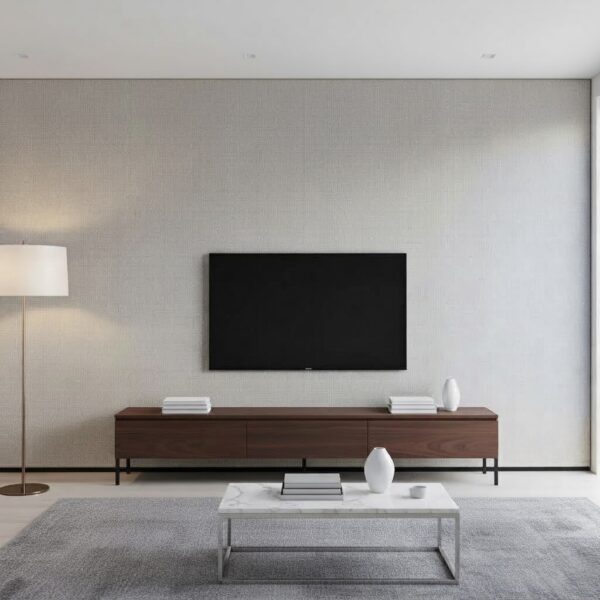 Bamboe Wandpaneel Zilvergrijs Linnen Linnenlook 280 x 60 cm LLZG L2
