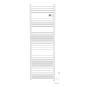 Elektrische Handdoekdroger Smart WiFi - Glanzend Wit 160 x 54 cm - 850 Watt - Digitale Programmeerbare Thermostaat - Design Badkamerradiator