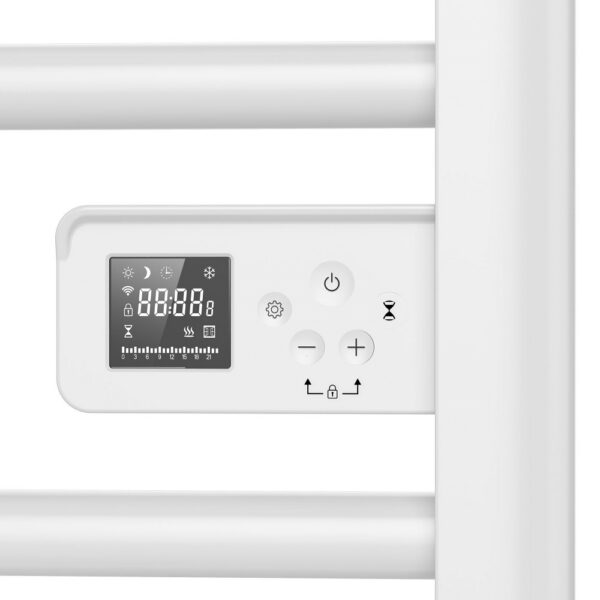 Elektrische Handdoekdroger Smart WiFi Glanzend Wit
