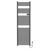 Elektrische Handdoekdroger Smart WiFi - Mat Zwart 180 x 54 cm - 1000 Watt - Digitale Programmeerbare Thermostaat - Design Badkamerradiator