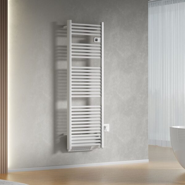 Elektrische Handdoekradiator Met Blower 1850W Smart WiFi Digitale Programmeerbare Thermostaat 164 x 54 cm BLRWEB1640540 amb