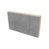 Hayat Spiegelkast 120 cm Eiken 3 Asymmetrische Spiegeldeuren