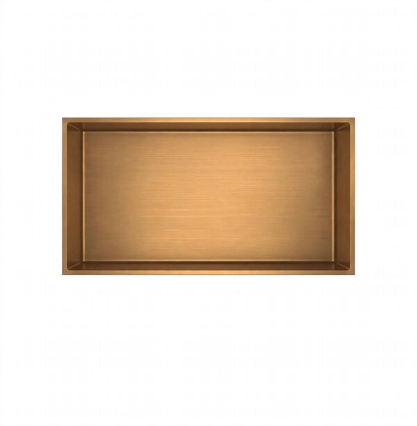 Inbouwnis 30 x 60 x 7 cm Bruin Brons - Wandnis voor Badkamer en Toilet