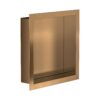 Inbouwnis 30x30x7 cm Bruin Brons Wandnis voor Badkamer en Toilet