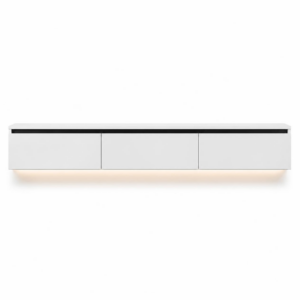 LUMORA TV Meubel 240 cm Wit Modern TV Meubel met LED Verlichting