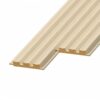 3D Decoratief MDF Wandpaneel WP04A - Y25 Mat Crème - 12,6 x 280 cm