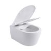 Pro Compact Hangtoilet 49 cm Randloos Duroplast SoftClose & Quick Release Mat Wit PRO6514c