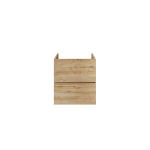 Sally XL Wastafelonderkast 56 x 60 x 45,3 cm - 2 Lades - Soft Close - Greeploos - Safir