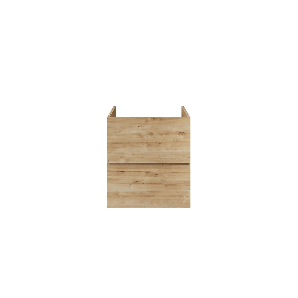 Sally XL Wastafelonderkast 56 x 60 x 45,3 cm - 2 Lades - Soft Close - Greeploos - Safir