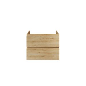 Sally XL Wastafelonderkast 76 x 60 x 45,3 cm - 2 Lades - Soft Close - Greeploos - Safir