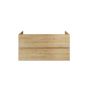 Sally XL Wastafelonderkast 118 x 60 x 45,3 cm - 2 Lades - Soft Close - Greeploos - Safir
