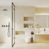 Stria Complete Inbouw Regendoucheset Thermostatisch 2 Weg Bruin Brons PVD PRM6020D1